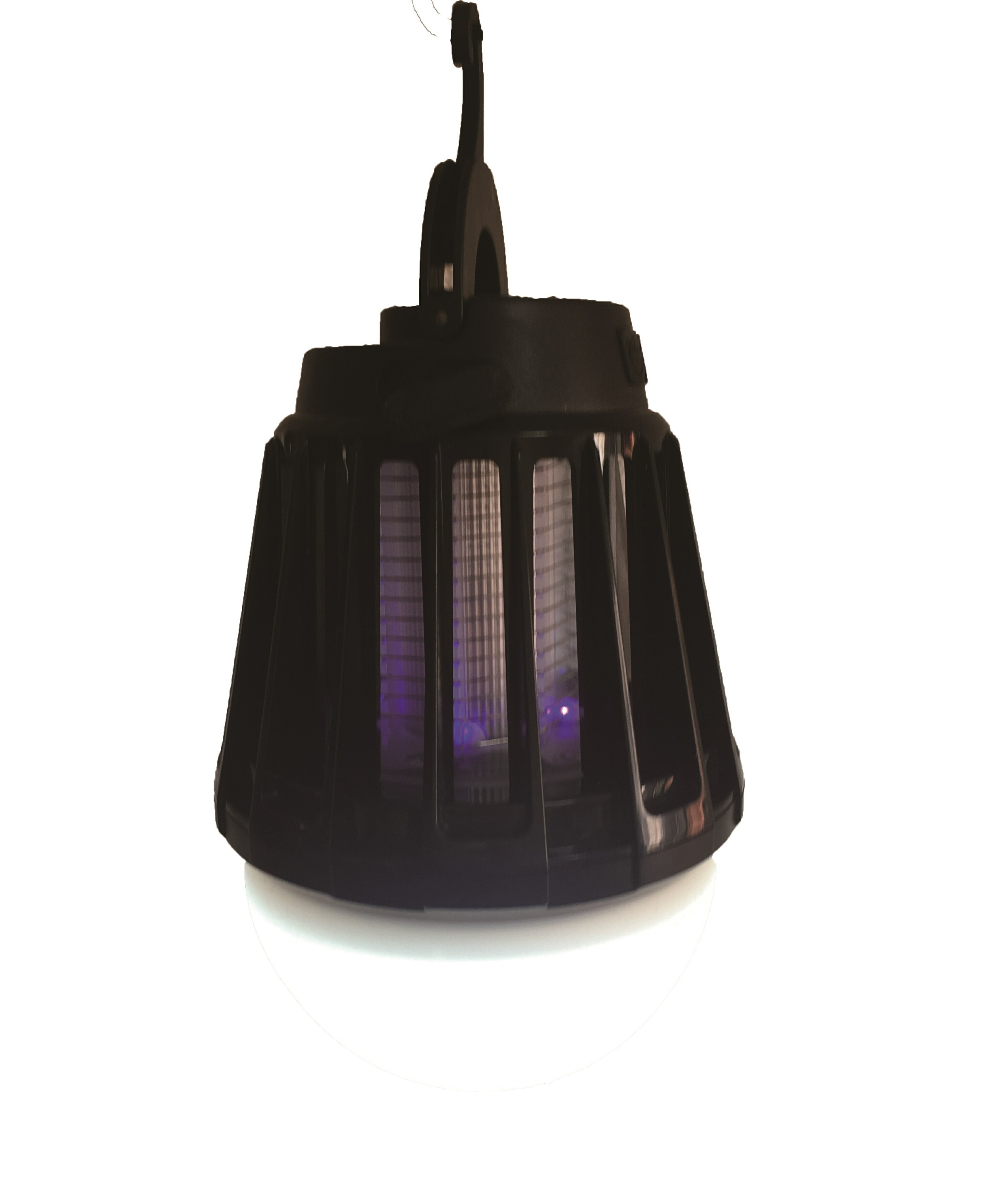 【楽天1位】LED 電撃 殺虫ランタン ～ 照明 ＆ 電撃殺虫器 1台2役 NCS-4000LNUSBタイプC充電 ブラック アウトドア に最適 充電式 防水 だから 屋外 で使用できる 殺虫器 虫よけ コバエ キャンプ テント バーベキュー 防災 震災 NICOH (株)ニコー