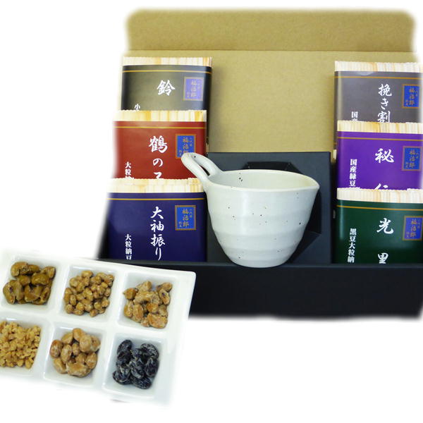 高級 納豆 【松セット】納豆6種 12食 納豆鉢付 ギフト 二代目 福治郎 お誕生日 お祝い 内祝い 鶴の子 ひきわり そのまま 納豆 人気 食べ比べ まとめ買...
