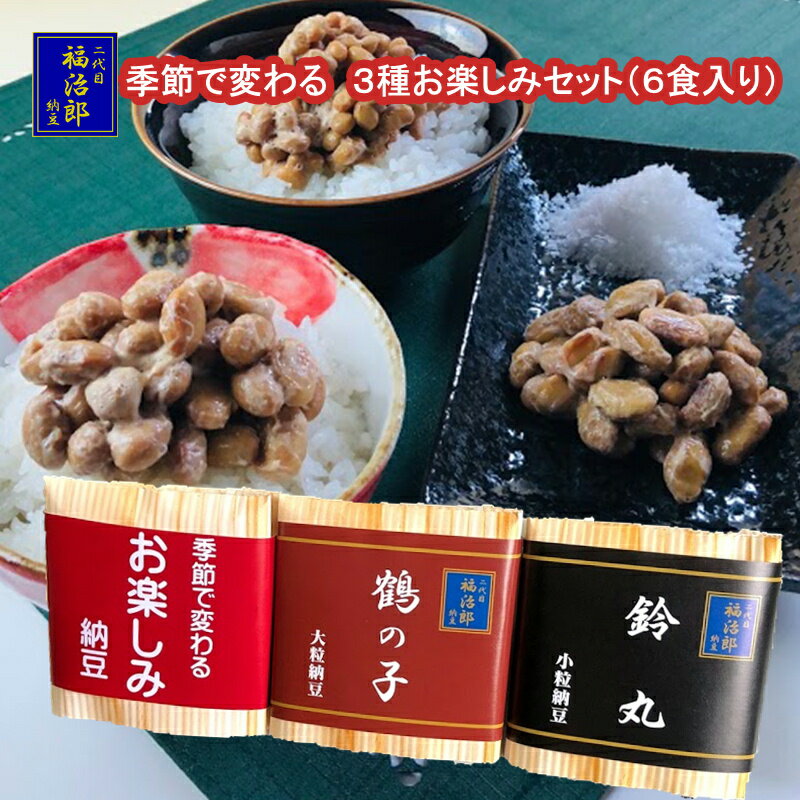 地納豆（在来種大豆の納豆）入り 【お楽しみ3種（吉川青大豆）トリプルセット】9袋(1袋30g×2食入)18食 定番6袋＋地納豆3袋