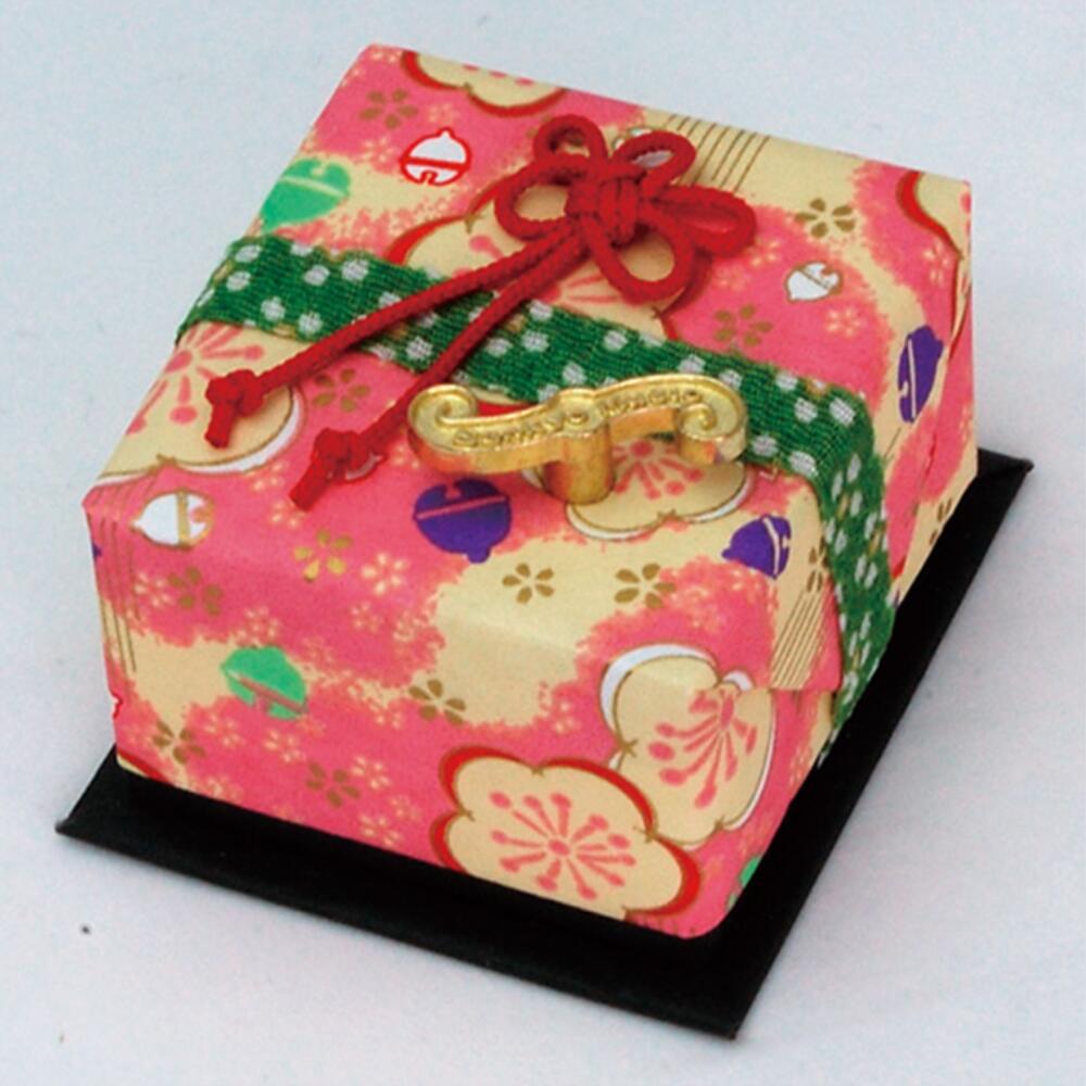 【和柄】花結び小箱オルゴール <白梅ピンク>18弁(君をのせて 星に願いを) 【YA572B】プレゼント お祝い 贈り物 ギフト 結婚祝い お土産 花柄 かわいい ジブリ ディズニー ピノキオ インテリア 日本 JAPAN 桜 SAKURA 縁起物 オルゴール ニデック Nidec 和風 和雑貨