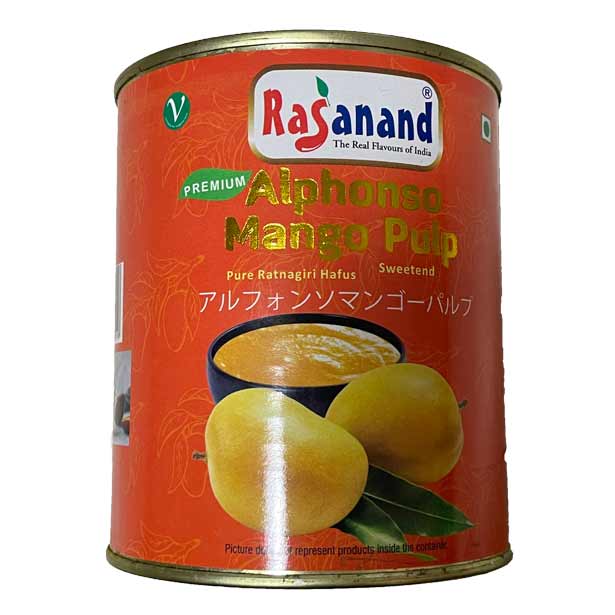 本格派 マンゴーパルプ 850g 2缶 かき氷にアイスクリームに　多様に使えます。是非小分けして冷凍してお使いください。日時指定は宅急便に変更のため送料加算あり