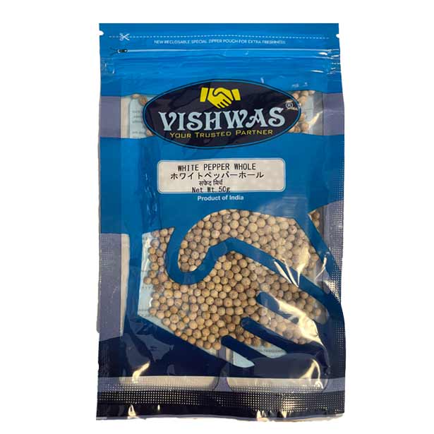 ホワイトペッパー シード ホール white pepper whole 50g カレー スパイス