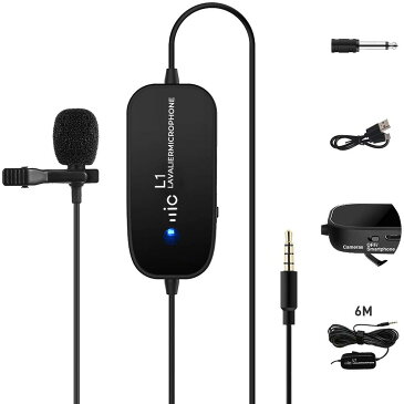 【送料無料】ピンマイク クリップ 風防 3.5mm 録音 集音マイク 5mの延長コード付属 全指向性マイク コンデンサーマイク スマホ マイク iPad カメラ android pc パソコン マイク YouTube ゲーム実況 カラオケ ライブ配信 ミニマイク クリップマイク