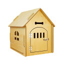 ペットハウス 犬 室内 木目調 屋外 犬 猫 ペット ハウス ベッド 犬小屋 窓付き 組み立て簡単 犬小屋 猫小屋 木製ゲージ 換気 通気性 小型犬 おしゃれ ...