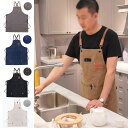 エプロン 5色展開 作業エプロン 防水 厚手綿作業服 前掛け アウトドア カフェ 美容師 ガーデニング サロン エプロン DIY 職人 ワークエプロン フリーサイズ ポケット付き 男女兼用