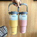 タンブラー 保温 保冷 蓋付き 水筒 マグ スポーツ オフィス ジャグ 持ち運び 取っ手 2way コーヒー 304ステンレス 600ml 900ml 広口 おしゃれ 韓国 雑貨 小物 食器 真空 ボトル 魔法瓶 直飲み