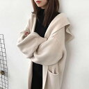 ロングカーディガン ロングコート レディース 春 長袖 厚手 カーディガン ロング コート アウター 羽織り オフィス ゆったり きれいめ ニット セーター ト...