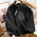 送料無料 コート ジャケット レディース アウター ブルゾン ボア パーカー ロング丈 配色 もこもこ フード付き 防寒 羽織り 体型カバー オーバーサイズ ゆ...