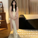 怠惰なスタイルのソフトでワックス状のロングピンクニットカーディガンセータージャケット、秋と冬の女性向け、小柄な人が着用できる新しいスタイル、見栄えの良い色、エレ...