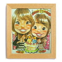 お祝い似顔絵プレゼント