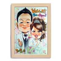 ウェディング似顔絵