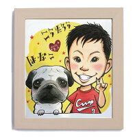 似顔絵長寿還暦お祝いプレゼントに