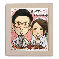 似顔絵長寿還暦お祝いプレゼントに