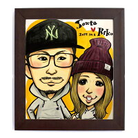 似顔絵長寿還暦お祝いプレゼントに