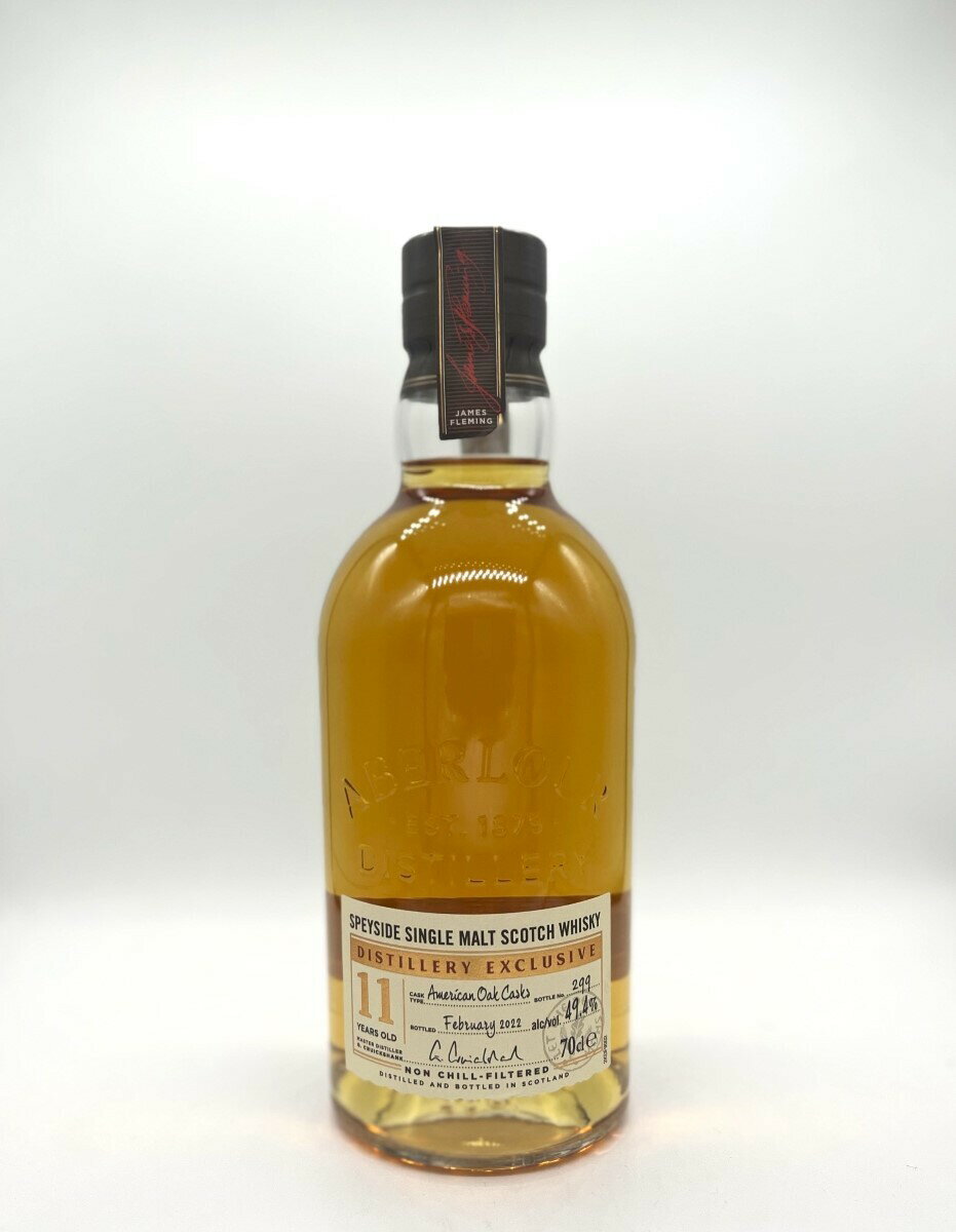 ABERLOUR アベラワー11年アメリカンオーク蒸留所限定品　700ml / 49.4%アベラワー　アメリカンオーク　蒸留所限定　アブーナ　シリアルナンバー