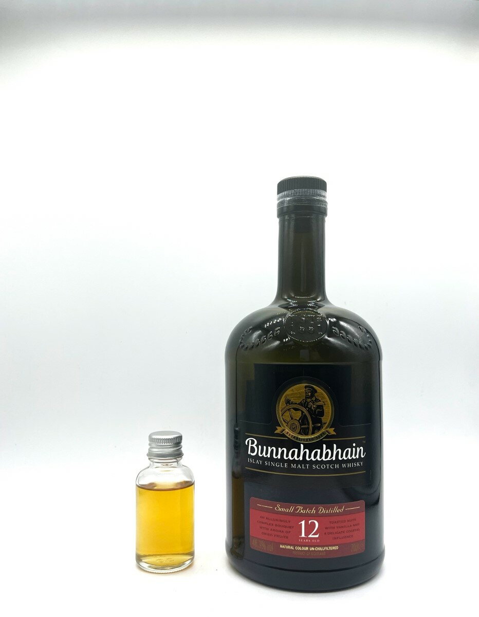 ブナハーヴン12年Small Batch Distilled30ml/46.3%ブナハーブン ブナハーヴン 小瓶 シングルモルト スコッチウイスキー アイラ　詰替え　量り売り