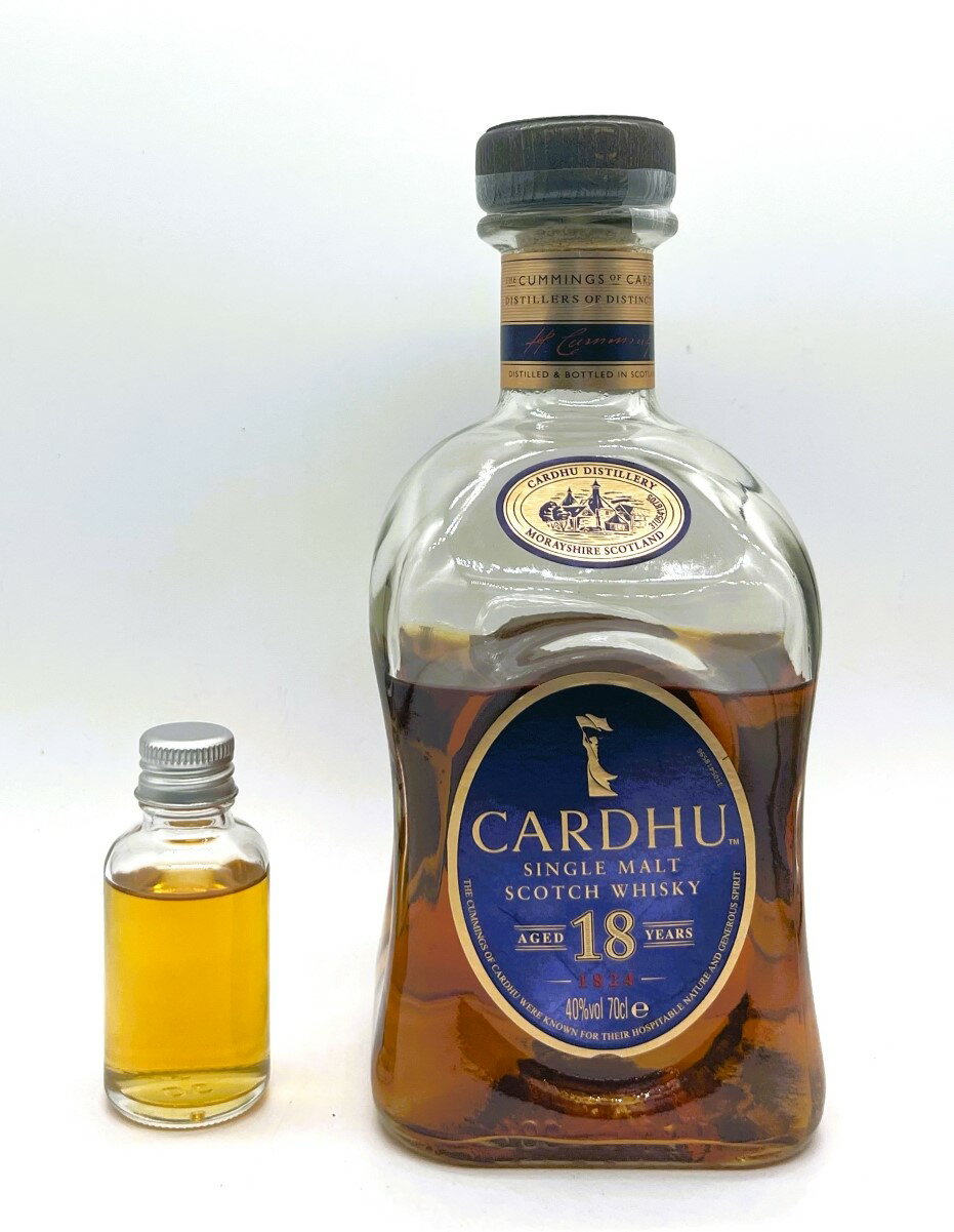 【30mlサンプル】カーデュ18年30ml/40%カーデュ 小瓶 シングルモルト スコッチウイスキー スペイサイド　詰替え　量り売り