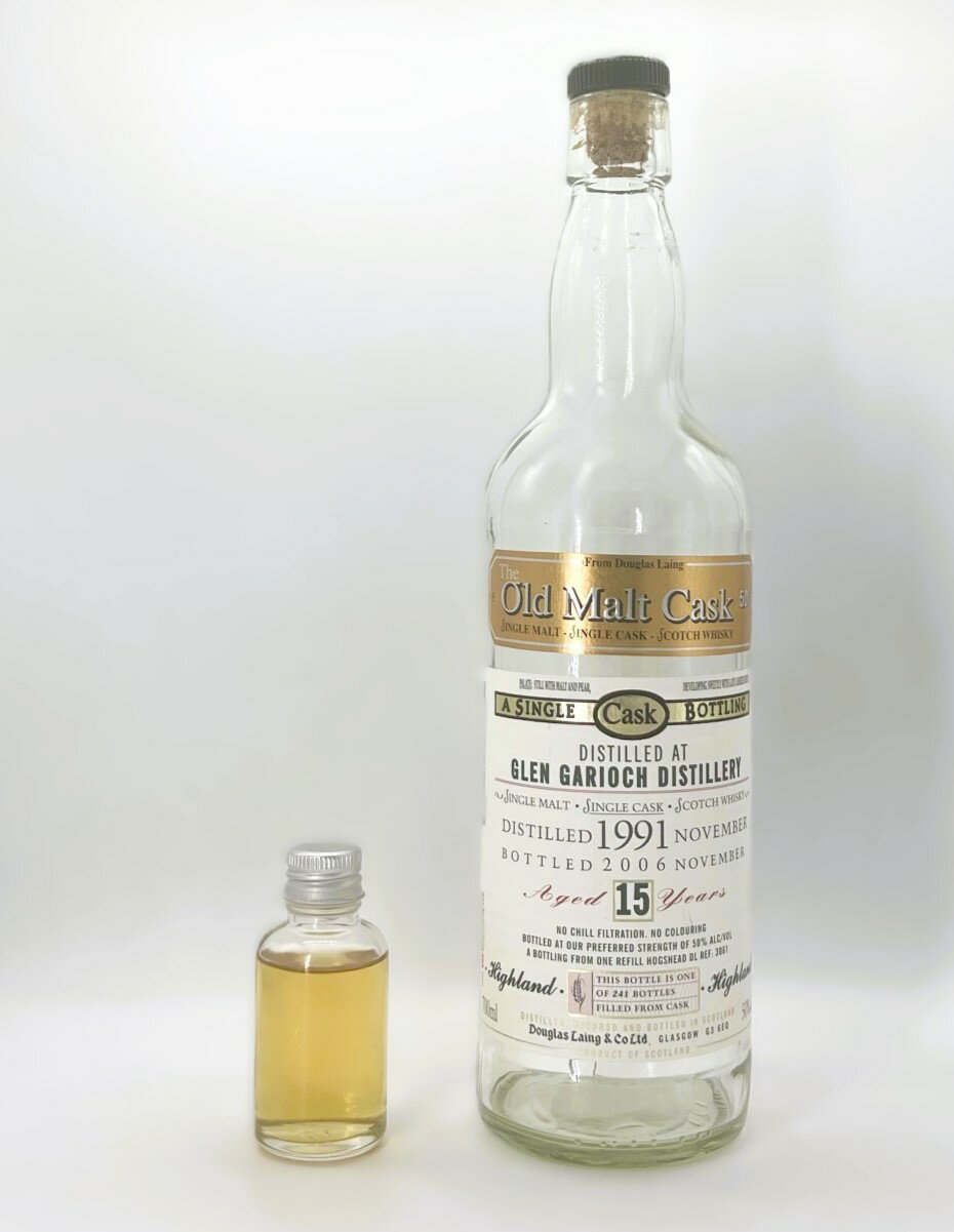 【30mlサンプル】グレンギリー1991 15年ダグラスレインOMC30ml/50%グレンギリー 小瓶 シングルモルト ..