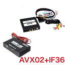 ビートソニック AVX02+IF36 HDMI⇒RCA 映a像音声変換 インターフェースアダプター + 純正ディスプレイオーディオ用