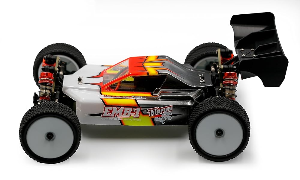 ナイトホークのLCRACING RCカー EMB-1 1/14 4WD バギーカー技適認証済み 組立済【宅急便】｜アングル2