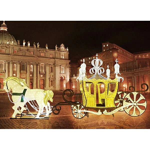 LEDクリスタルグロー 黄金の馬車 ACR-BAA-G 組立式 連結不可 グロー色付き 防雨仕様 24V 【要在庫確認】 イルミネーション ショッピングセンター...