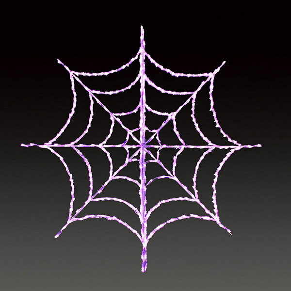 LEDストリング クモの巣（大） ALS-SPWL 2台セット 一体型 連結不可 常時点灯 防雨仕様 100V 【要在庫確認】