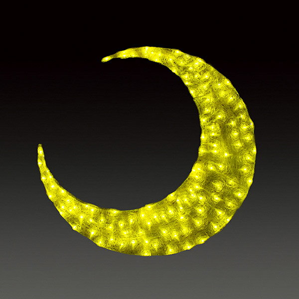 LEDクリスタルグロー ムーン ACR-HW-MOON 3台セット 一体型 連結不可 常時点灯 グロー色付き 防雨仕様 100V 【要在庫確認】