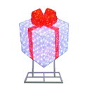 LEDクリスタルグロー ギフトボックス スタンド付 ACR-GB-ZST 組立式 連結不可 常時点灯 グロー色付き 防雨仕様 100V 【要在庫確認】