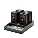 ゲストレシーバーZERO【送信&充電器1台 受信機10台】 GRZst-110 フードコート ピンポン ファミレス 注文ボタン 呼び鈴 業務用 お客様呼び出しベ...