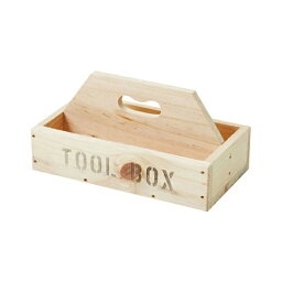 TOOL BOX #51007 木製　収納　工具入れ 要法人名 【キャンセル不可】