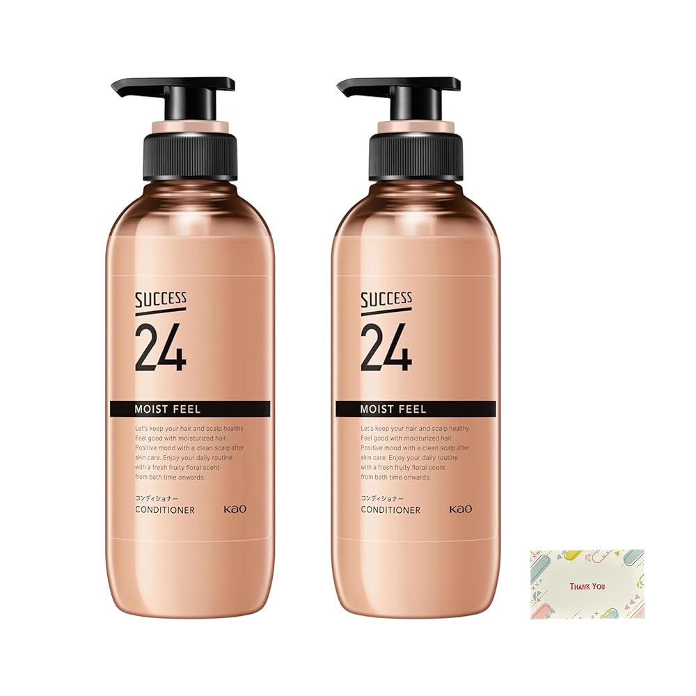 花王 サクセス24 モイストフィールコンディショナー 本体 400ml + Kunutonnオリジナルロゴ入りe おまけ付