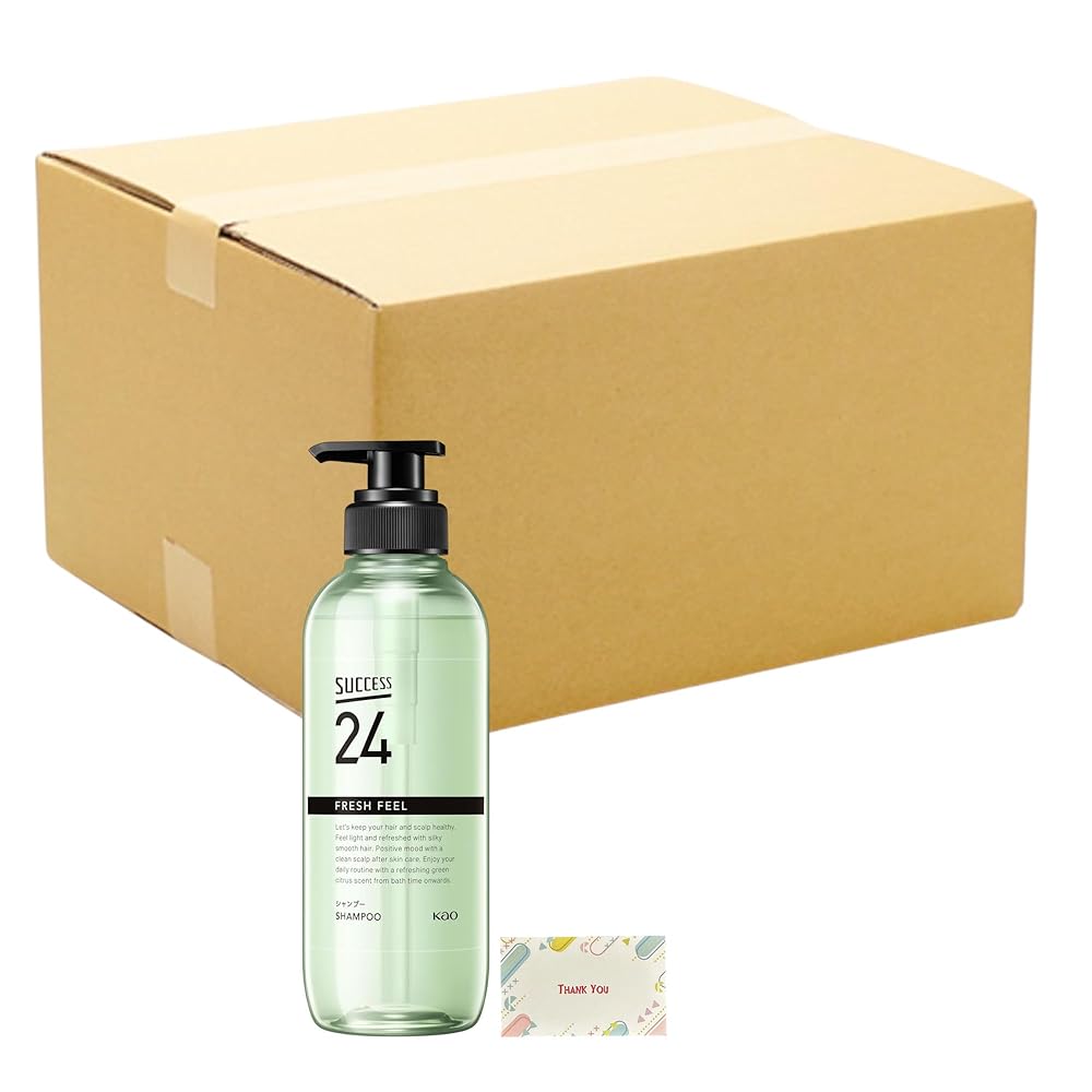 花王 サクセス24 フレッシュフィールシャンプー 本体 400ml + Kunutonnオリジナルロゴ入りe おまけ付