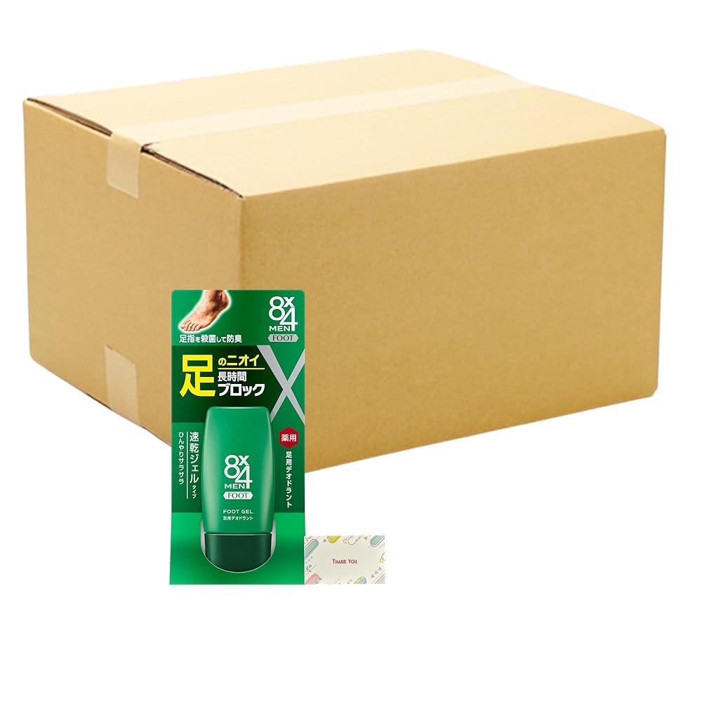花王 8x4 メン フットジェル 30g + Kunutonnオリジナルロゴ入りe おまけ付