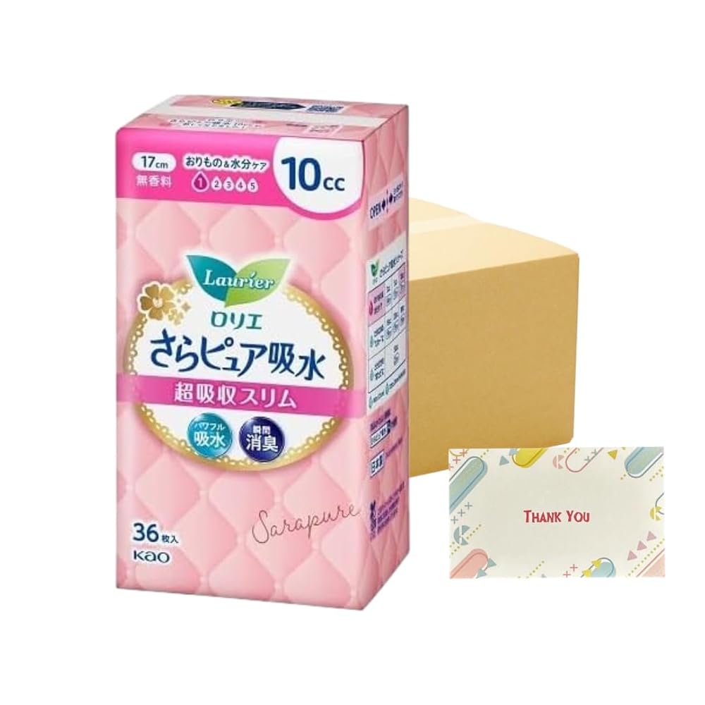 花王 ロリエ さらピュア吸水 超吸収スリム 10cc無香料 36枚 パンティライナー +Kunutonnオリジナルロゴ..