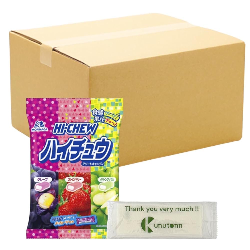 【まとめ買い 8個セット】森永製菓 森永ハイチュウアソート 86g + Kunutonnオリジナルロゴ入りeおまけ付