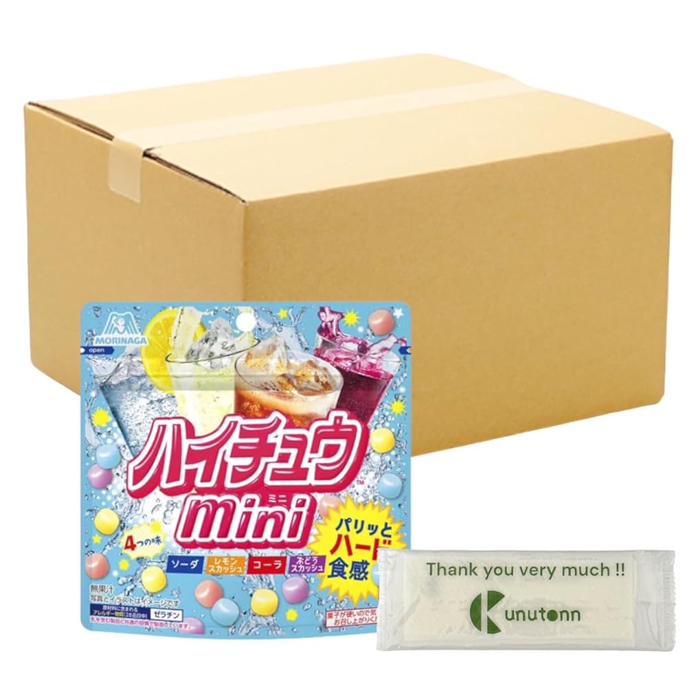 【まとめ買い 8個セット】森永製菓 森永ハイチュウミニ パウチ60g + Kunutonnオリジナルロゴ入りeおまけ付