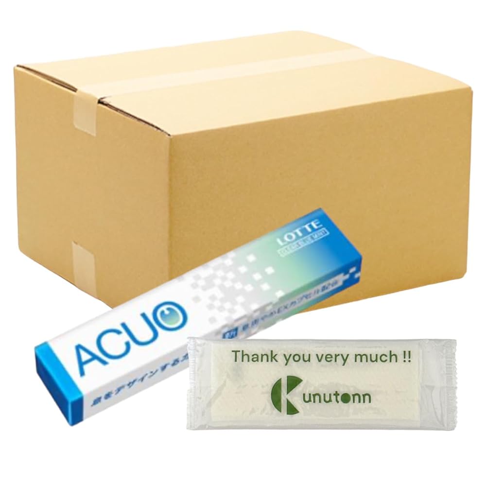 【まとめ買い 40個セット】ロッテ ACUO アクオ クリアブルーミント 14粒 + Kunutonnオリジナルロゴ入りeおまけ付