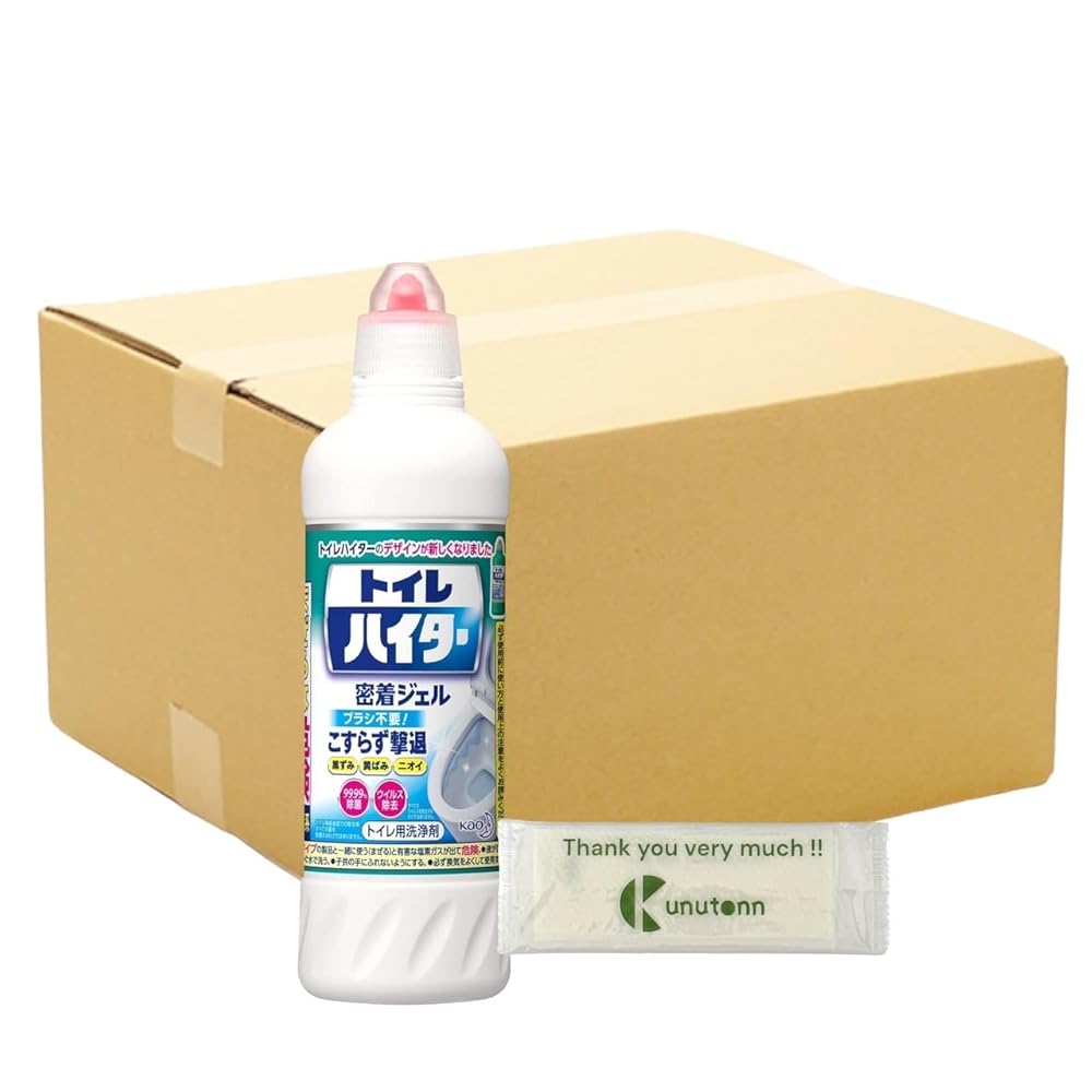 花王 除菌洗浄 トイレハイター トイレ洗剤 本体 500ml + Kunutonnオリジナルロゴ入りeおまけ付