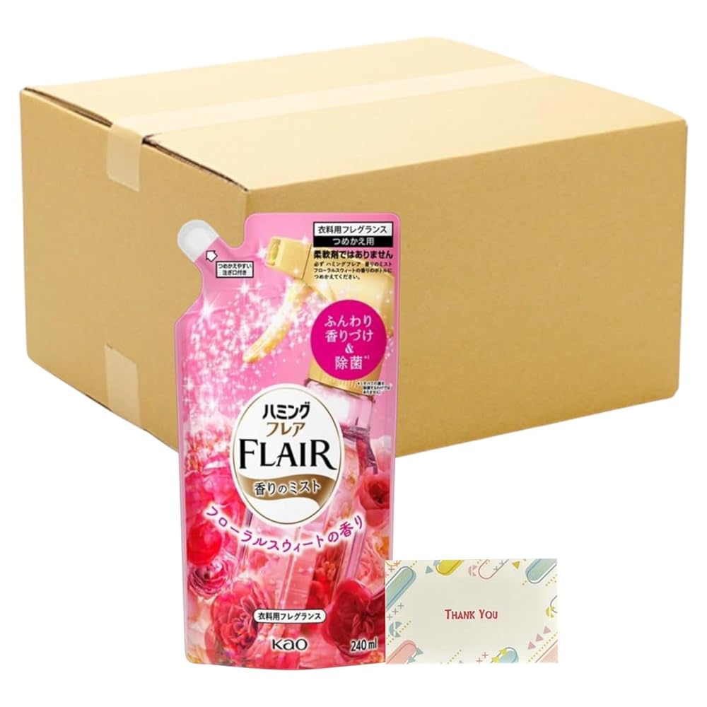 フレアフレグランスミスト フローラル&スウィートの香り 詰め替え 240ml + Kunutonnオリジナルロゴ入りeおまけ付