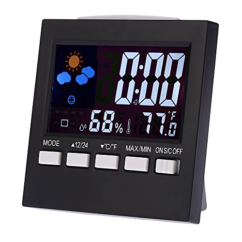 温度計 湿度計 デジタル 付き 時計 