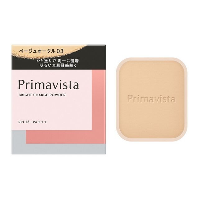 プリマヴィスタ ブライトチャージ パウダー ベージュオークル03 ファンデーション SPF16・PA+++ 無香料