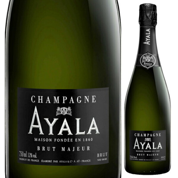 シャンパーニュ アヤラ ブリュット マジュール 750ml 箱入り 正規品 ブルット 白 やや辛口 泡 Champagne AYALA BRUT MAJEUR シャンパン スパークリングワイン シャンパーニュ フランス【送料無料※一部地域は除く】