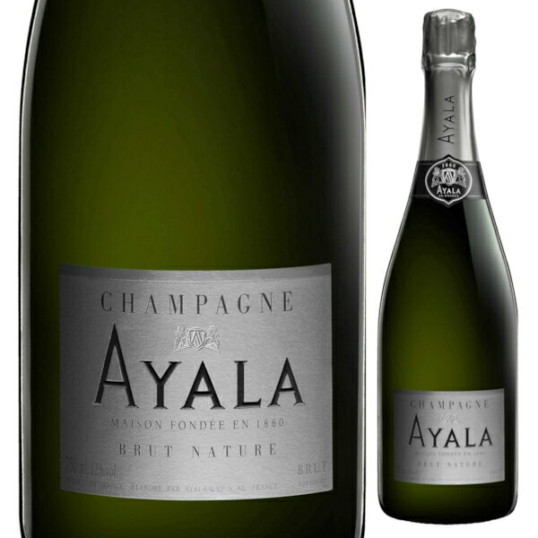 シャンパーニュ アヤラ ブリュット ナチュール 750ml 箱入り 正規品 ブルット 白 やや辛口 泡 Champagne AYALA Brut Nature シャンパン スパークリングワイン シャンパーニュ フランス【送料無料※一部地域は除く】