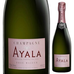 シャンパーニュ アヤラ ロゼ マジュール 750ml 箱入り 正規品 ブリュット ロゼ やや辛口 泡 Champagne AYALA Rose Majeur シャンパン スパークリングワイン シャンパーニュ フランス【送料無料※一部地域は除く】