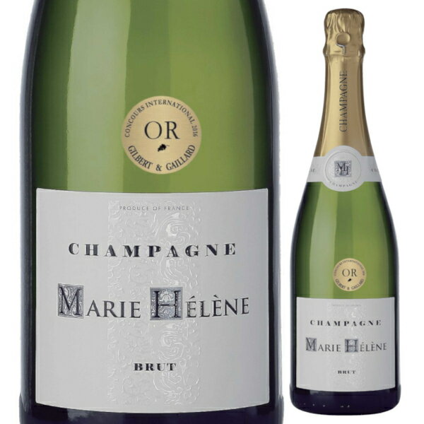 シャンパーニュ マリー エレン ブリュット NV 750ml 白 辛口 泡 MARIE HELENE BRUT シャンパン スパークリングワイン フランス