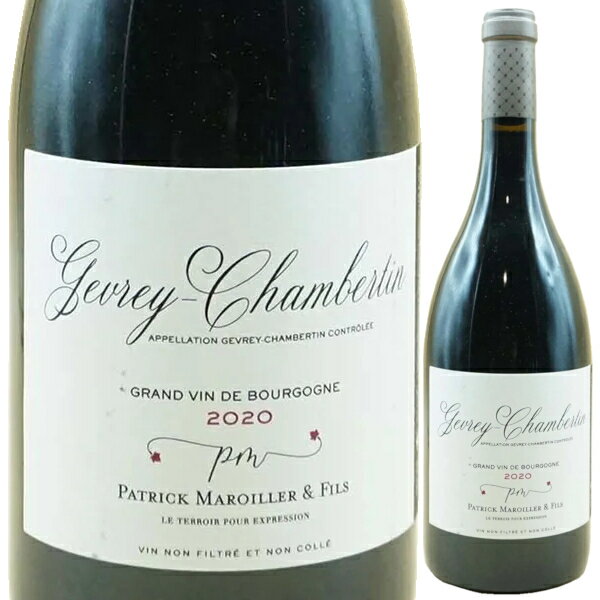 2020 h[k pgbN }CG W Vx^ 750ml  ~fBA{fB uS[j tX BOURGOGNE PINOT NOIR Domaine Patrick Maroiller & Fils Gevrey Chambertinyꕔn͏z