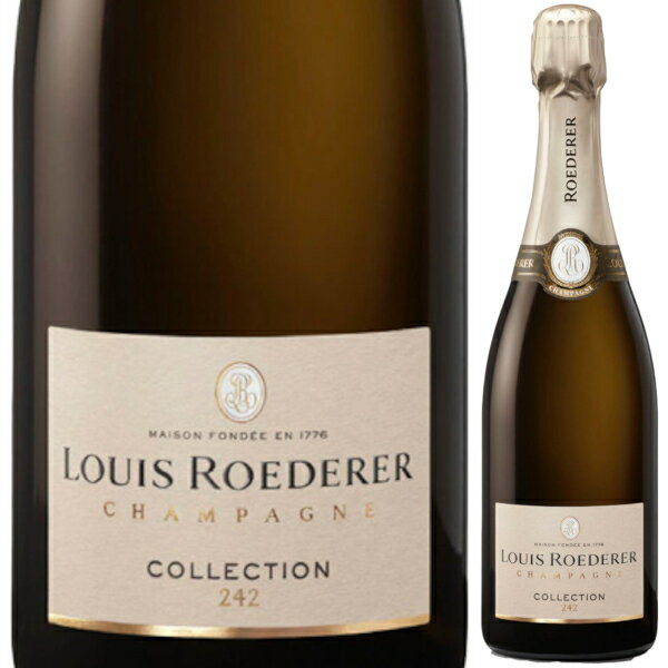 ルイ ロデレール コレクション 242 750ml 箱なし 白 辛口 泡 louis roederer collection シャンパン スパークリングワイン シャンパーニュ cristal クリスタル フランス 