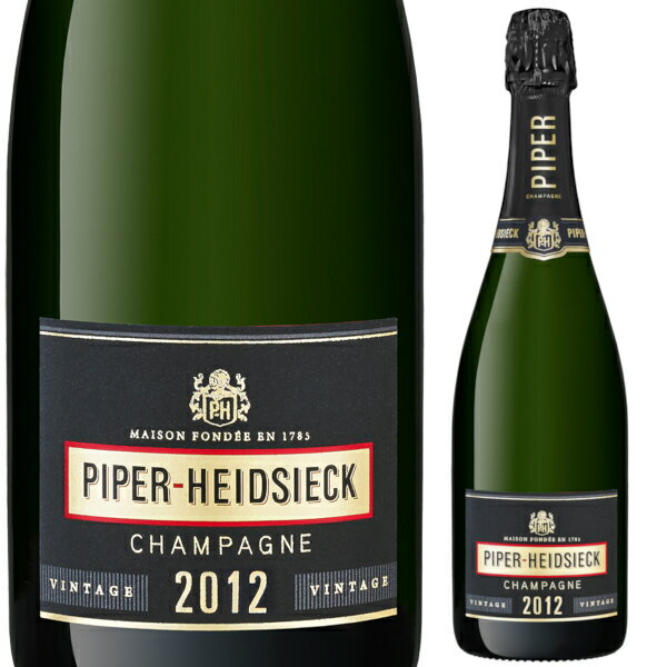 2012 パイパー エドシック ブリュット ヴィンテージ 750ml 箱なし 正規品 白 辛口 泡 Piper Heidsieck Brut Vintage シャンパン スパークリングワイン シャンパーニュ フランス【送料無料※一部地域は除く】