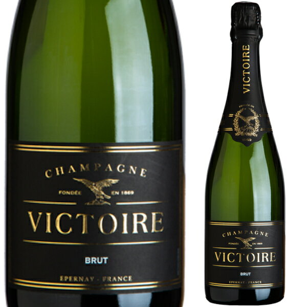 送料無料 シャンパーニュ ヴィクトワール ブリュット 750ml 正規品 白 辛口 泡 VICTOIRE Brut Prestige シャンパン スパークリングワイン フランス【送料無料※一部地域は除く】