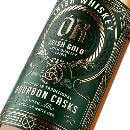 オーアイリッシュゴールド 700ml 40% プレミアム アイリッシュ ウイスキー アイルランド共和国 or Irish gold whiskey irish whiskey
